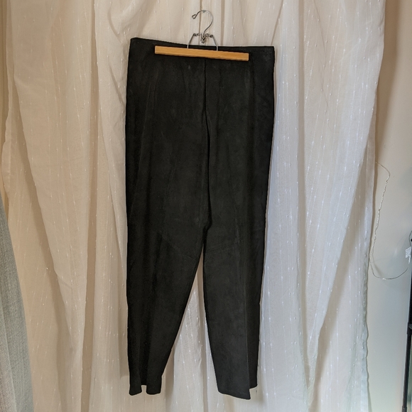 Vintage Danier Suede Pants, Sz. 16 - Picture 2 of 3